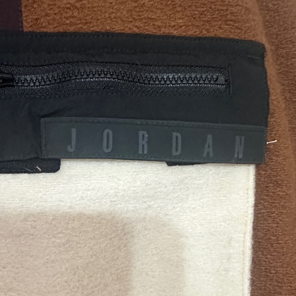 Jordan Men's Brown and Cream Bomber Jacket - Picture 5 of 5